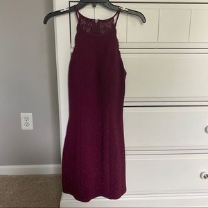Speechless Maroon Homecoming Dress